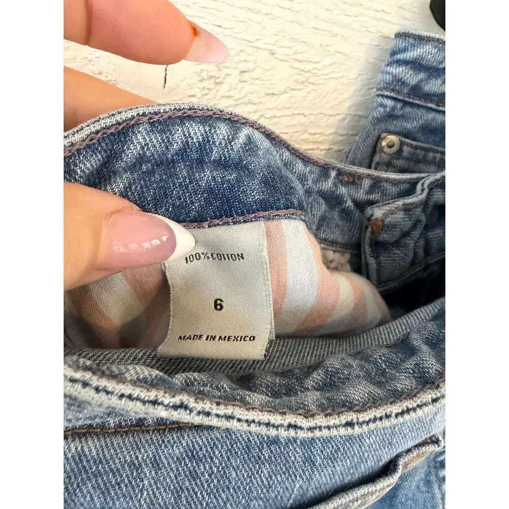 London Jean Light Wash Straight Leg Jeans Size 6 Classic Blue Denim - Picture 5 of 9